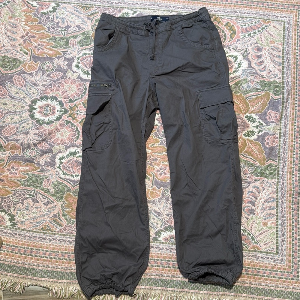 Hollister High Rise Adjustable Parachute Baggy